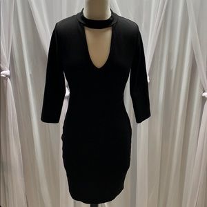 Black cocktail dress